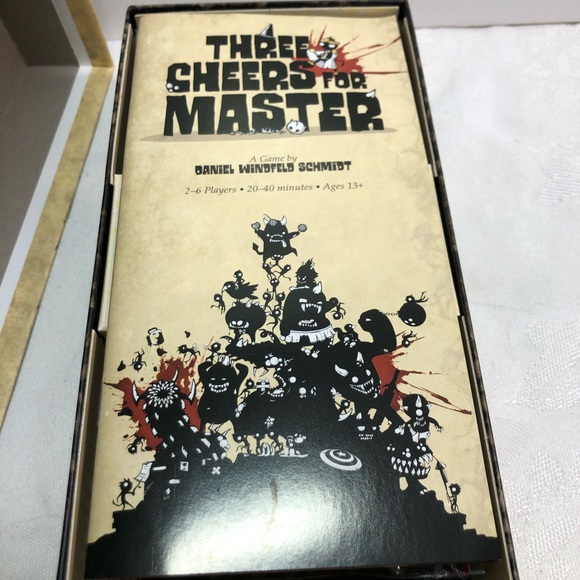 Three Cheers for Master Board/Card Game (Atlas Games, 2014) New - Picture 5 of 16